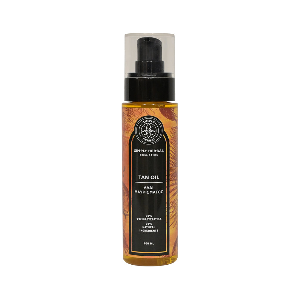 Λάδι Μαυρίσματος Καρύδα Πρόσωπο - Σώμα (100ml) - simply-herbal.com