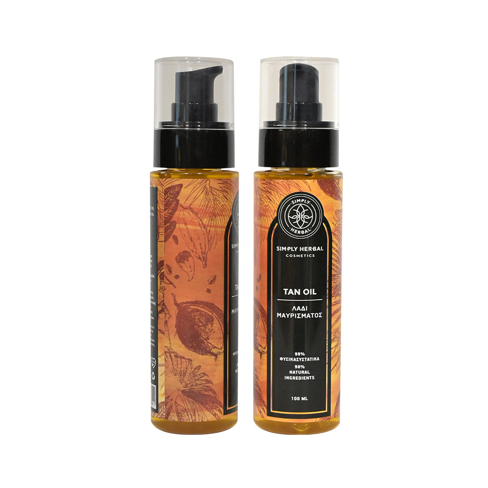 Λάδι Μαυρίσματος Καρύδα Πρόσωπο - Σώμα (100ml) - simply-herbal.com