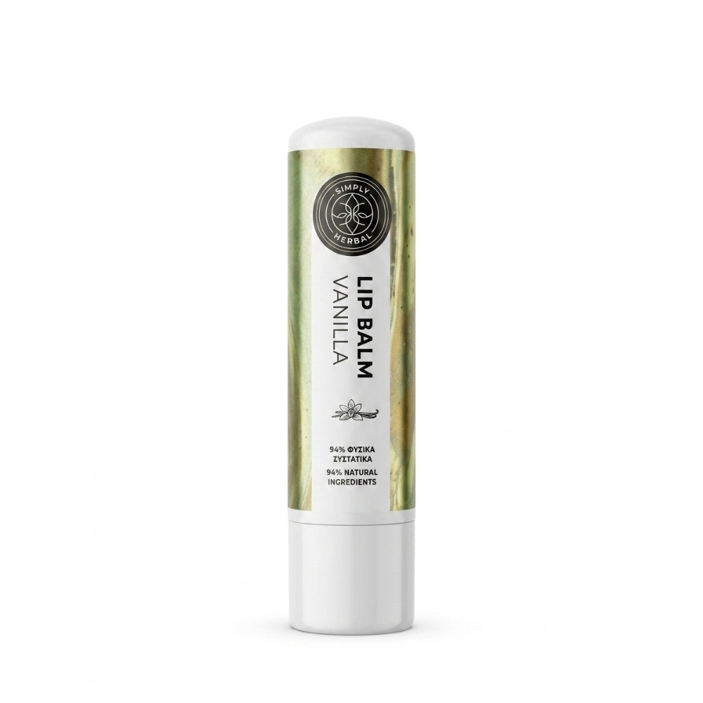 Lip Balm Βανίλια με μείγμα Φυτικών Βουτύρων και Ελαίων (5ml)