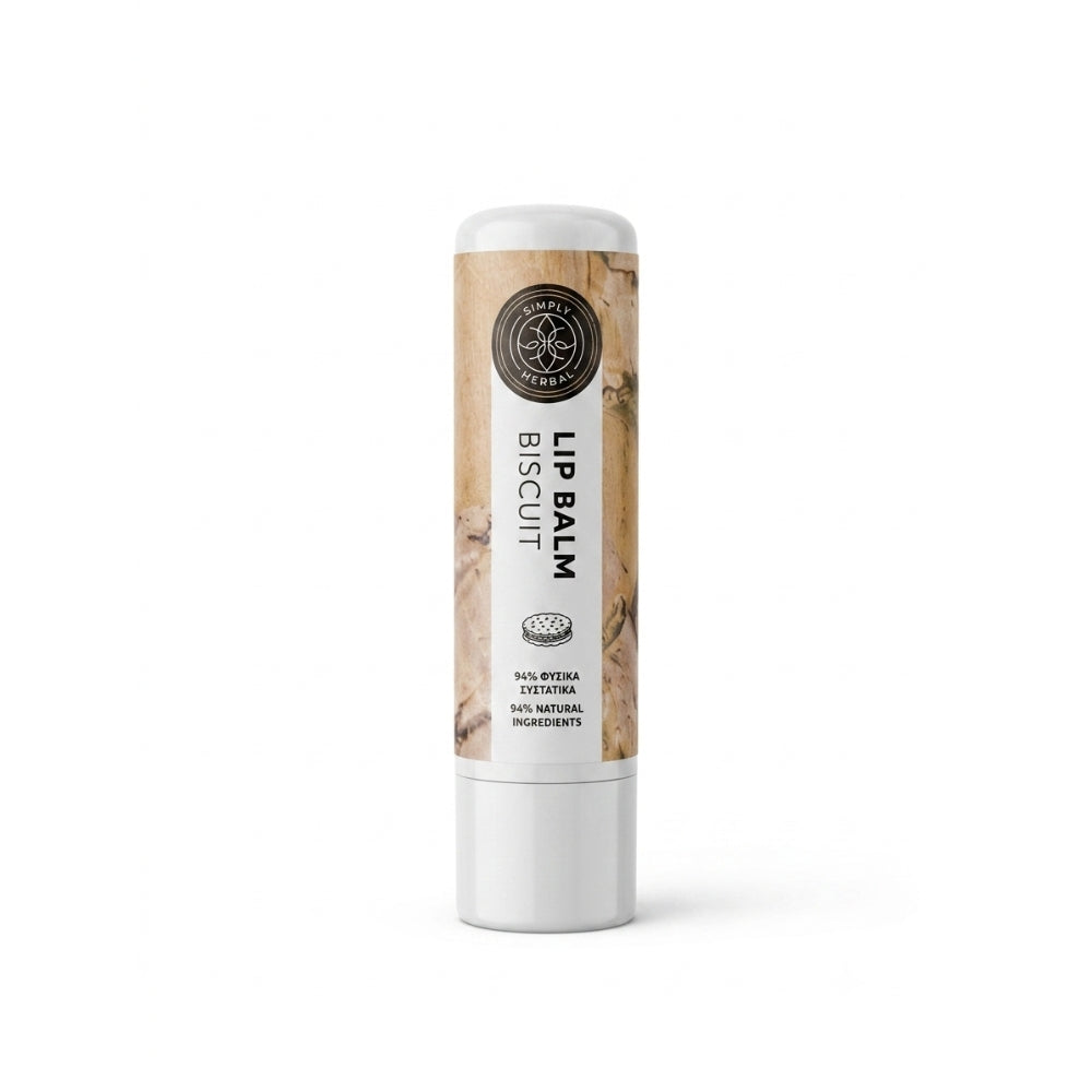 Lip Balm Μπισκότο με μείγμα Φυτικών Βουτύρων και Ελαίων (5ml)