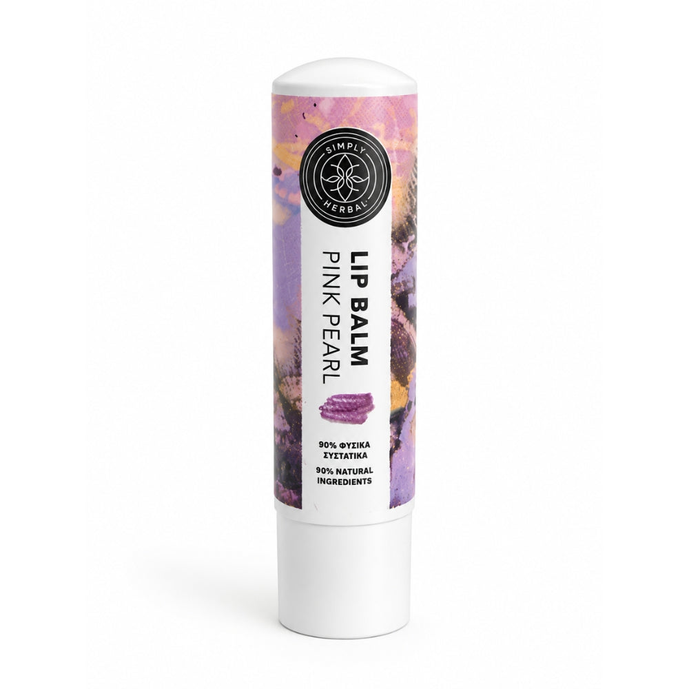 Lip Balm Ροζ Περλέ με μείγμα Φυτικών Βουτύρων και Ελαίων (5ml)
