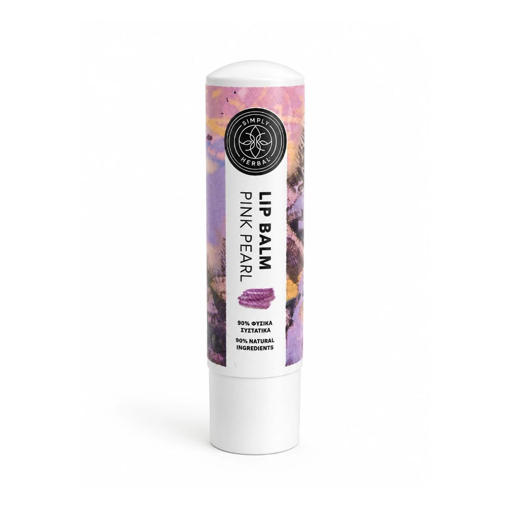 Lip Balm Ροζ Περλέ με μείγμα Φυτικών Βουτύρων και Ελαίων (5ml)